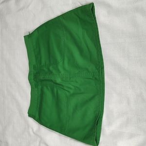Green Abercrombie and Fitch Green Side Zipper Mini Skirt Size 2